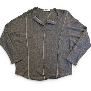 Haptics Super Soft Dolman Sleeve Henley Women’s Small Classic Normcore Layering